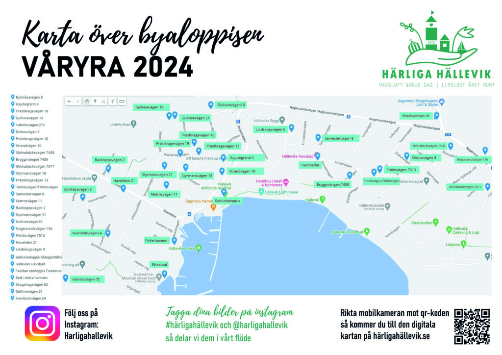Karta byaloppis Våryra 2024 Hällevik